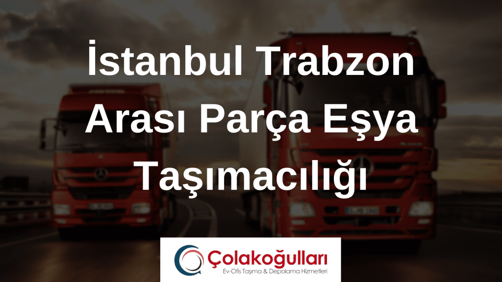 Istanbul Trabzon Arasi Parca Esya Tasimaciligi